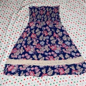 ROXY Floral Strapless Dress